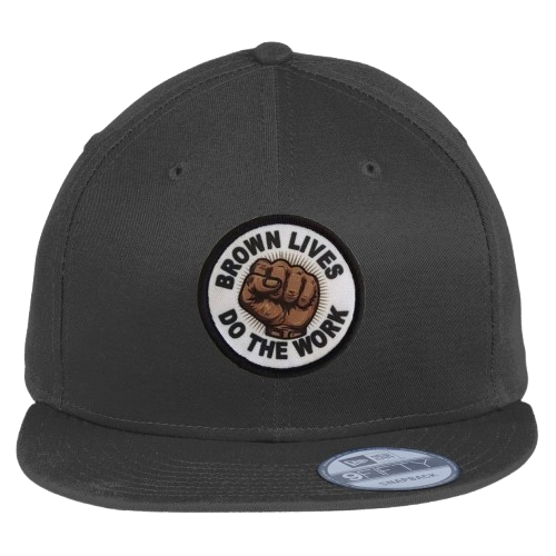 New Era® Flat Bill Snapback Cap BLDTW-F